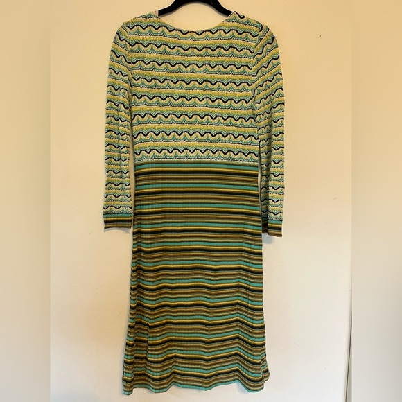 Aldo Martins Roma Dress Midi Knit Dress Long Sleeve size XS - Picture 3 of 5